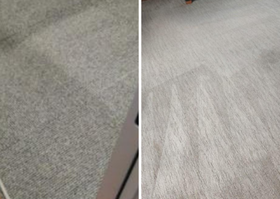 Before and after, Curavo Carpet Care Carpet Cleaning